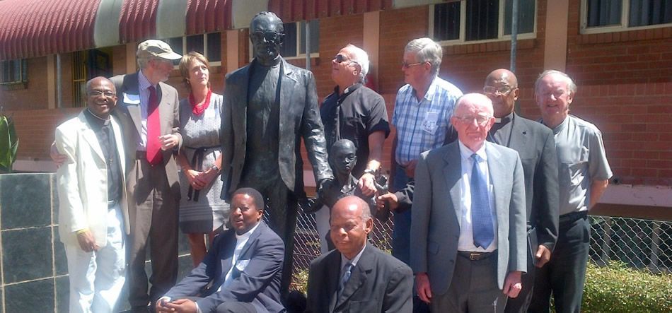 Kwa thintwa School - statue of Archbishop Denis Hurley