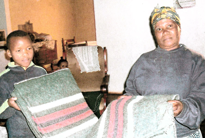 Enough blankets to also help the people of a sister Diocese