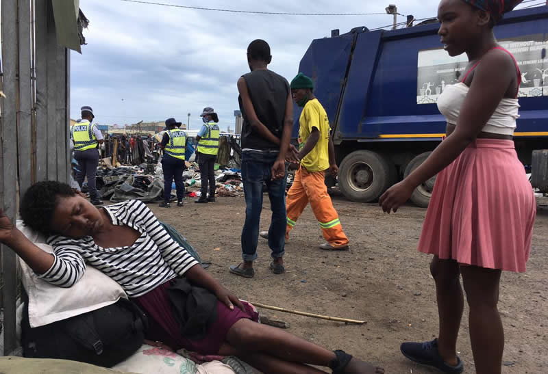 Shacks destroyed in city clean up operation