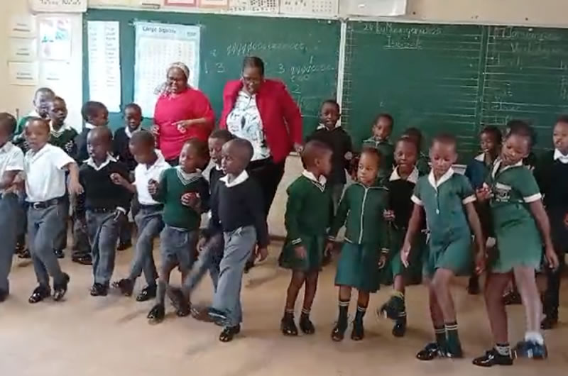 New school shoes get children dancing for joy