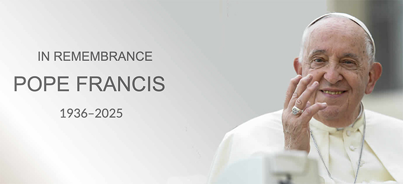 Message from the Archbishop on the passing of Pope Francis