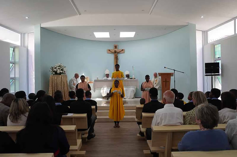 The new chapel at KwaThintwa School for the Deaf